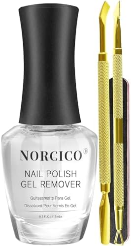 Gel Nail Polish Remover, 0.5 Fl Oz(15ml) Gel Remover for Nails & Nail Tool