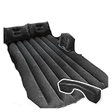 QLASDVUE Car Air Bed Car Travel Bed Automatic Air Mattress Sleeping Pad Inflatable Backseat Outdoor Cushions Camping Sofa Universal(Black)