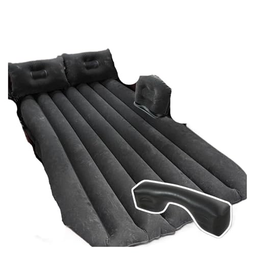 QLASDVUE Car Air Bed Car Travel Bed Automatic Air Mattress Sleeping Pad Inflatable Backseat Outdoor Cushions Camping Sofa Universal(Black)