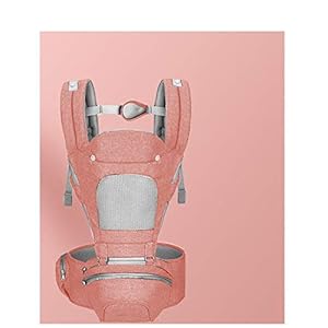 Babydrager, voor- en achterkant lichte multifunctionele kruk met anti-O-benen voor de voorste heuppartij. [2 in 1] Pink
