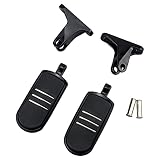 FOVPLUE Passenger Mini Footboard,Passenger Mini Footboard Mount with Pegs Kit for Harley Davidson To