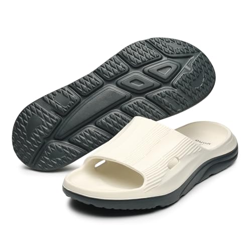 Image of YOHO Twin Sliders for Men | Comfortable, Waterproof, Lightweight & Anti Skid Slides for Everyday Use | Monsoon Footwear for Men, Boys & Gents