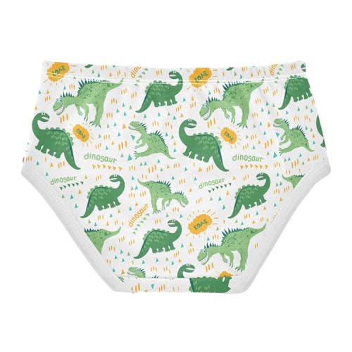 Little Girl Underwear Toddler Panties Kids Undies Dinosaur Soft Cotton Briefs 2T-8Y2