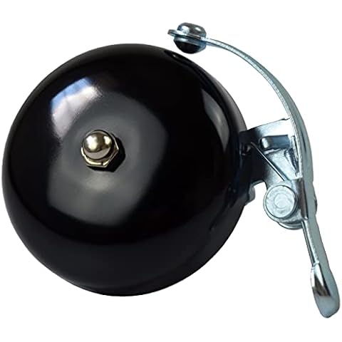 Yunshan Classic Bike Bell, Loud Crisp Clear Sound Bicycle Bells Accessories for Adults Youths, Stylish Bike Horn for Road Bike, Mountain Bike (Black) Cover