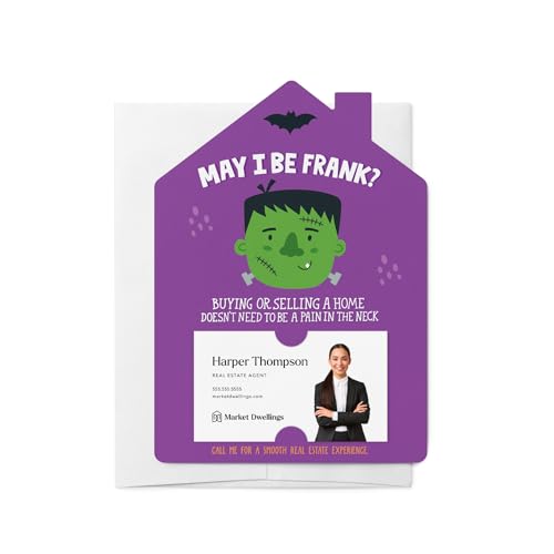 Set of May I Be Frank Halloween Real Estate Mailers | Envelopes Included | M61-M001