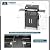 MFSTUDIO 4-Burner Propane Gas BBQ Grill with Side Burner & Porcelain-Enameled Cast Iron Grates, Grill Griddle Combo, 46,700 BTU for Outdoor Backyard Cooking, Black