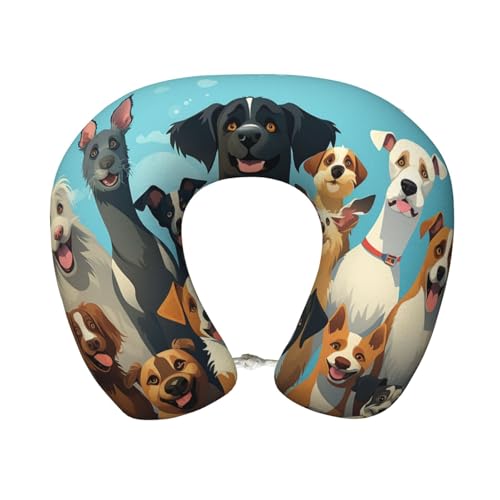 Almohada para cuello de viaje espuma viscoelástica ergonómica