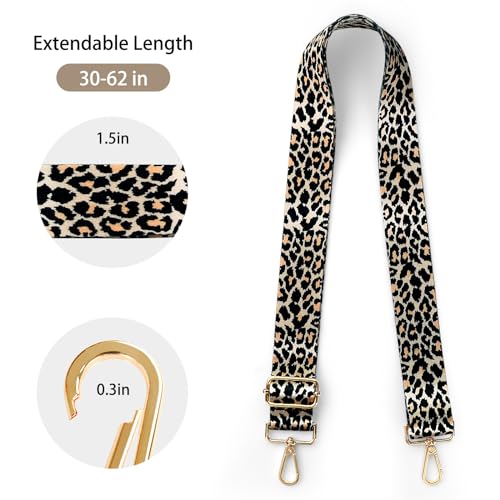 Image of Purse Straps Replacement Crossbody Straps for Purses,Wide Shoulder Strap for Bags Extender Guitar Straps for Handbags