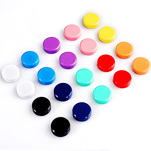 Pyjlbx Fridge Magnet, 20 Pack 10 Colors Refrigerator Magnets Colorful Locker Magnets,Round Cute Magnets Fridge Small Strong Magnets For Whiteboard, Fridge, Map, Kitchen, Office, Classroom (Assorted) #TOP1
