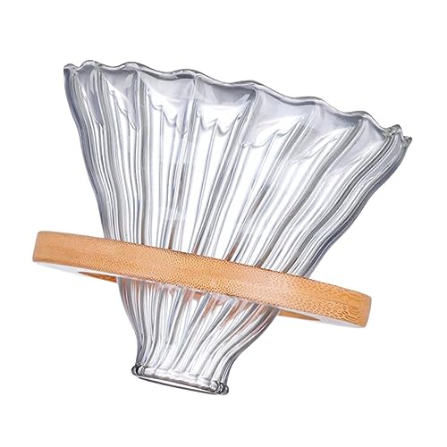 Gadpiparty 1set Caffè Manuale Borosilicato Caffettiera Pratica e Riutilizzabilper Casa Con Filtro e Base Facile Da Pulire Per Preparazioni Professionali e Viaggio