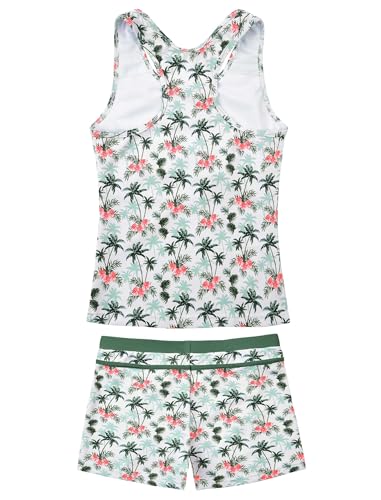 Image of JerrisApparel Little Girls' Summer Two Piece Boyshort Tankini Kids Swimsuit