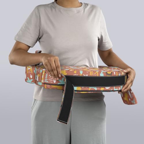 Image of Wakefit Foam Nursing Pillow for Breastfeeding & Baby Care | Ideal for Newborn with Adjustable Strap | 100% Cotton Removable Cover | Super Soft Foam for Posture Comfort | Jungle Zoo