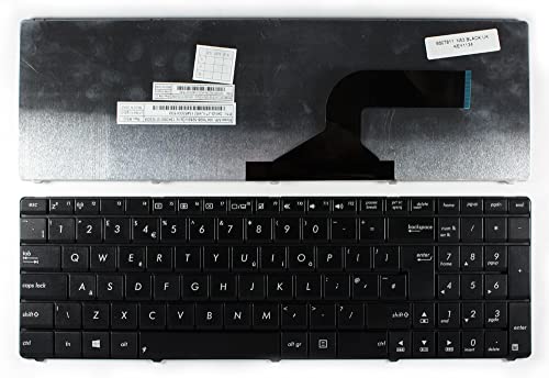 Clavier Azerty ASUS N53 Keyboards4Laptops de remplacement noir pour ordinateur portable