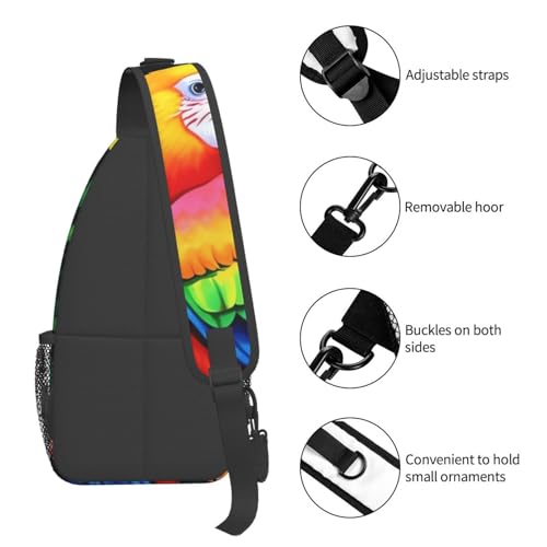 Bolso tipo sling negro para uso urbano miniatura 4