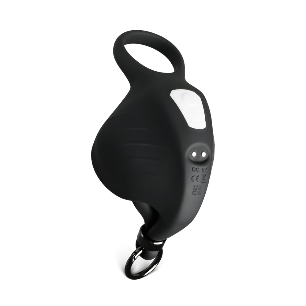 BeHorny Vibrating Cock Ring with Balls Vibrator, Rechargeable Male Adult Sex Toys 9 Vibration Modes Longer Harder Stronger Erection