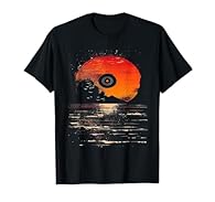 Vinyl Record Sunset. Evoke the spirit of music and romance with a tropical sunset backdrop Vinyl Record Sunset. Music Lovers And Beach Enthusiasts. Perfect for those who appreciate retro themes with a modern, artistic twist Lightweight, Classic fit, ...
