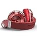 Bluedio T2 Plus Turbine Wireless Bluetooth Headphones with Mic/Micro SD Card Slot/FM Radio (Red)