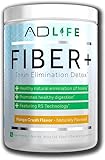 Project AD Fiber+ Vegan Fiber Supplement Powder, Supports Gut Health and Digestive Regularity (Mango, 16.4 oz)