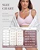 Gailife Womens Jelly Bra for Women Wireless Bras Seamless No Underwire Supportive Full Coverage T-Shirt Bra -Elegant Pink-XXL