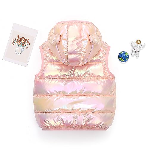 Toddler Zip-Up Jacket Winter Coat Boys Girls Cute Bear Ear Hooded Jackets with Pockets Warm Valentines Day4