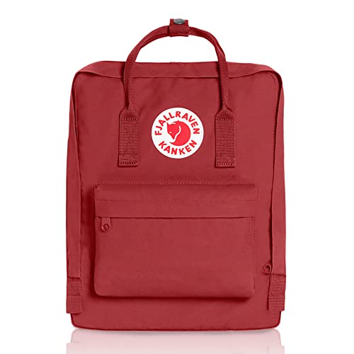 Fjällräven F23510 Unisex Alltagstasche Kånken, Rot(Rot (Deep Red)),27 x 13 x 38 cm