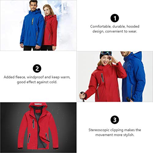 KESYOO Jaquetas de Snowboard para Homens Com Capuz Inverno Inverno Esqui Impermeável Esqui Quente In