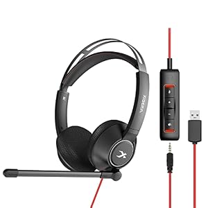 Wired headphones pc headset...