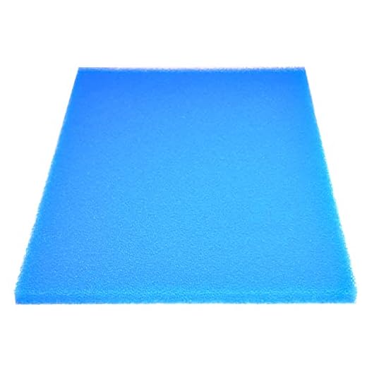 cyclingcolors Mousse de Filtre Eau à découper 300x210mm Pompe Aquarium Bassin Universelle, épaisseur 10mm (Maille Fine 30PPI)