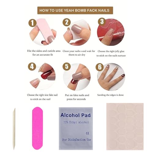 Weixiwuyu 24Pcs Independence Day Press On Nails Short Square Fake Nails 4Th Of July American Flag Star Firework Design False Nails Statue Of Liberty Glue On Nails Full Cover Stick On Nails For Woman Nails Decor thumb #5