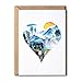 Love Mountain Valentine - Heartfelt Hiking Love - Adventure Card for Him & Her