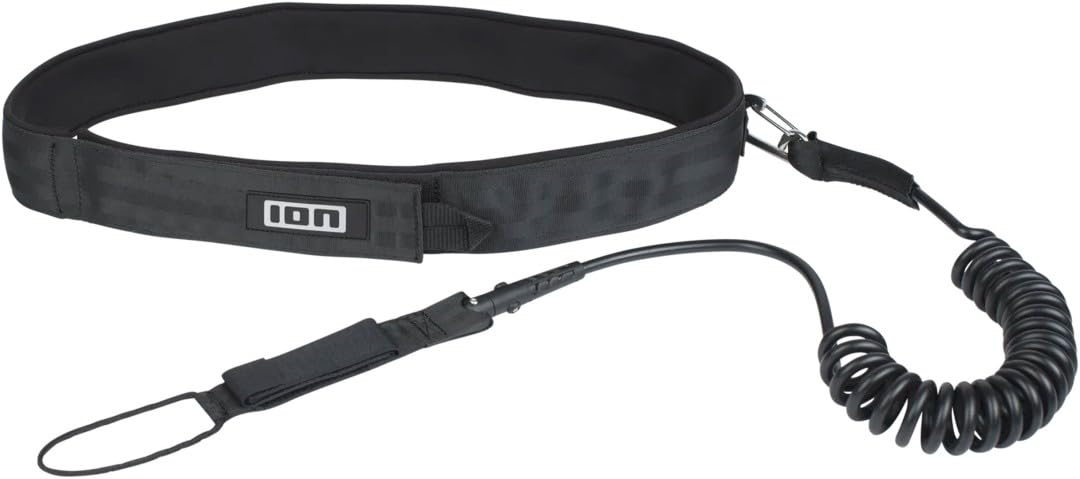 ION Wing/SUP CORE Coiled HIP Leash 2024 Black