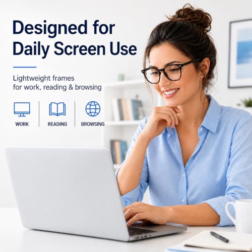 Image of Gaoye Blue Light Glasses for Woman 3 Pack