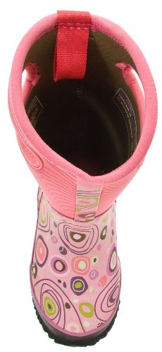 Image of Bogs Kids Classic Flower Stripes Winter Snow Boot