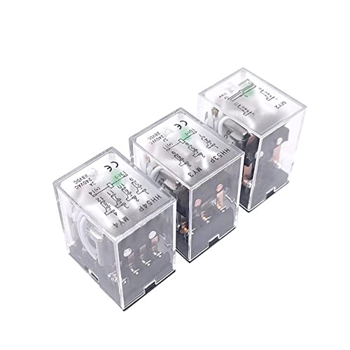Relé HH54 DC24V evita fallos de señal con indicador LED para mantenimiento rápido