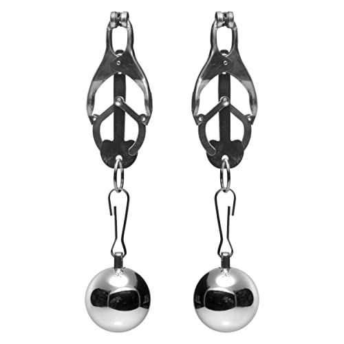 Master Series Deviant Monarch Weighted Nipple Clamps #TOP6