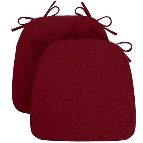 Sunsleek Chair Cushions for Dining Chairs D-Shaped Seat Cushions Chair Pads