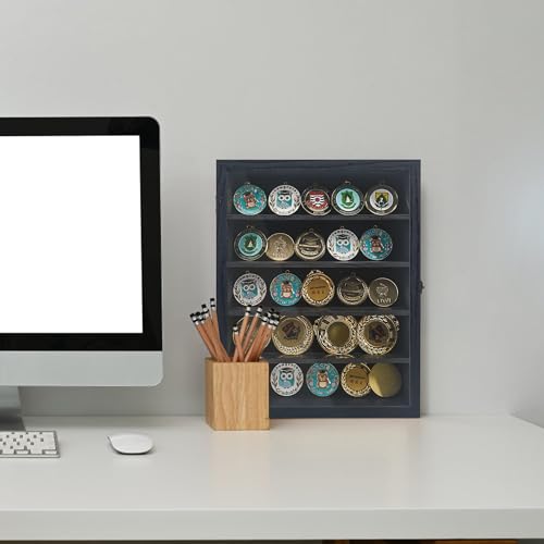 Image of Shadow Box with Shelves, Black 11x14 Deep Memory Shadow Box Display Case for Trinket ,Keepsake Collectibles, Coins Military Medals Pins Wedding Flowers