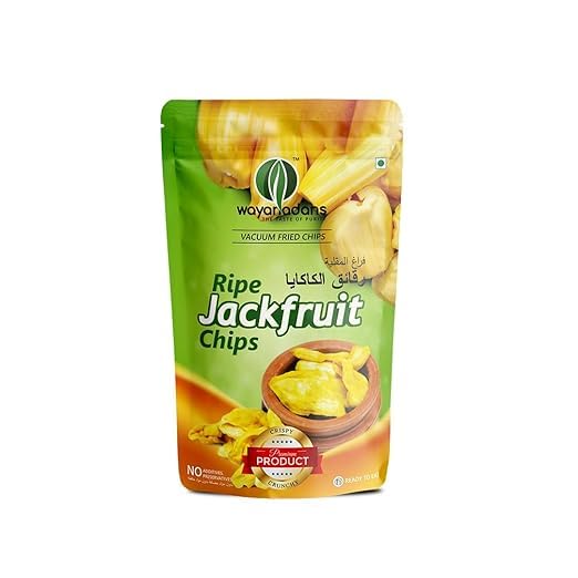 WAYANADANS Vacuum fried Ripe Jackfruit Chips 50g Vegan Friendly Snack No Artificial Flavour | Vegetable Chips I | Crispy & Tasty | Nutritious Healthy Snacks | Kathal Chips, Halasina Chips, Chakka Chips (B0DHXXGW8P) Amazon Price History, Amazon Price Tracker