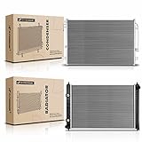 A-Premium Engine Coolant Radiator & A/C Condenser Cooling Kit Compatible with Nissan Murano 2009-2014, Quest 2011-2017, 3.5L, Automatic Transmission, 2-PC Set, Replace# 214601AA5A, 921101AA0A