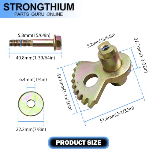 Image of Strongthium Gearshift Fan Gear Set Driven 23312-004-0000 | Fits Hisun Massimo Coleman Bennche 400 450 500 550 700 750 UTV Axis 500 700 Sector Strike MSU Outfitter