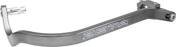 Zeta Drop Down Bend Aluminum Handguards for 7/8 Handlebars Titanium Color by Zeta