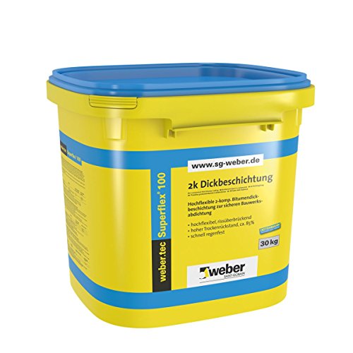 Preisvergleich Produktbild weber.tec Superflex 100, 30kg - Dickbeschichtung 2K
