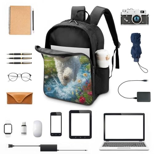 Regalos para niños mochilas escolares Bixiong Dog con relieve 3D para la vuelta al cole 4