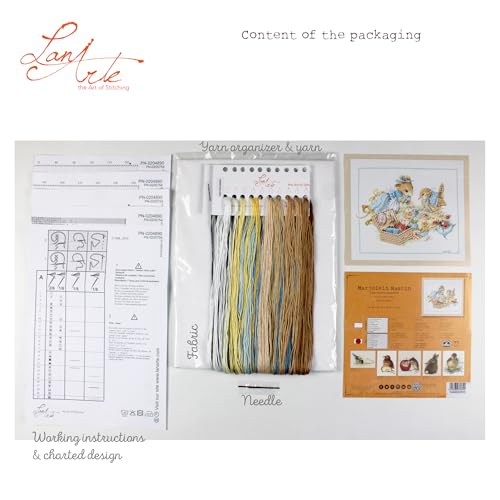 Point de croix compté kit complet broderie motif DIY