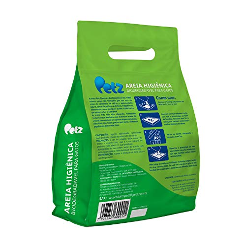 Areia Higiênica Biodegradável para Gatos 2kg