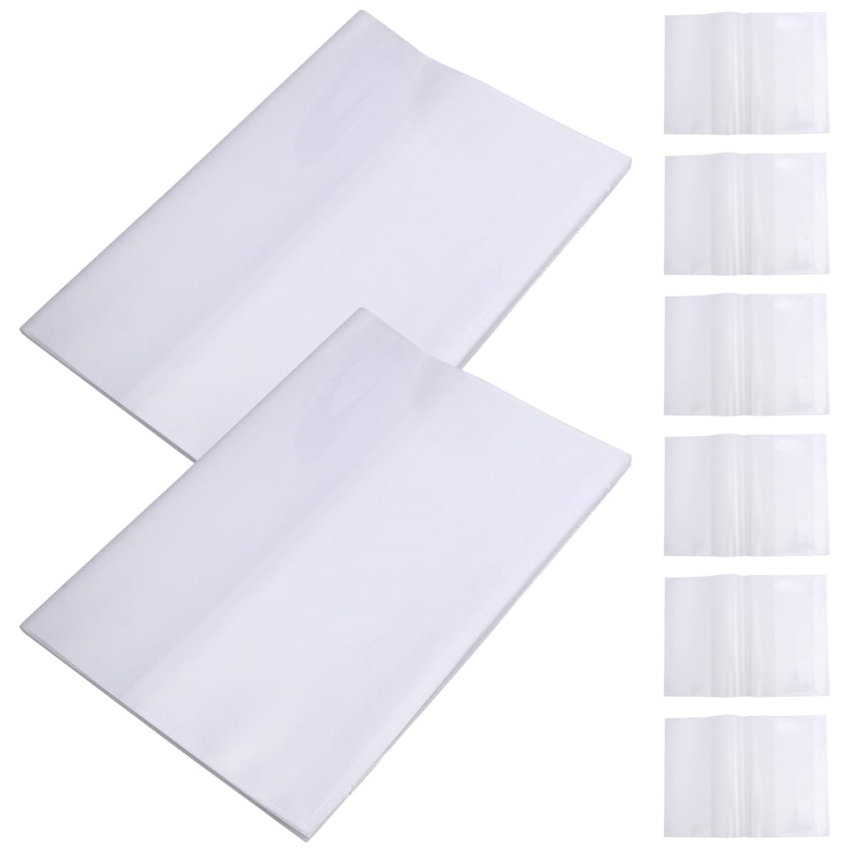 NUOBESTY 4 Set Pellicola Per Libri Impermeabile Carta Trasparente Pellicola Trasparente Per Libri Protettore Della Rivista Protettori D'angolo Del Libro Transparent Pp 20 Pezzi * 4