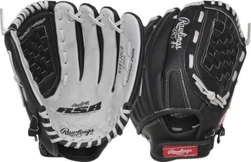 Rawlings Rękawica z serii Softball, siatka koszowa, 30,5 cm, rzut praworęczny