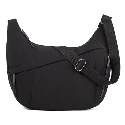 Nylon Crescent Crossbody Bag for Women Shoulder Tote Handbag Casual Sling Bag for Outdoor Travel4