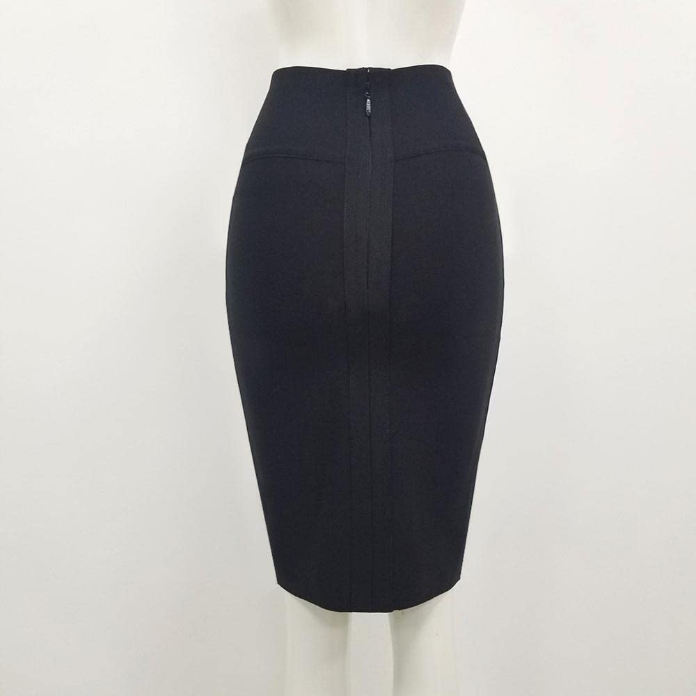 WQZYY&ASDCD Gonna A Matita Gonne A Fasciatura Party Club Elegante Alta qualità Plus Size Gonne Estive Autunnali da Donna