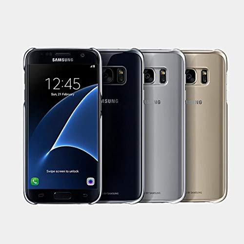 Samsung Clear Cover H&uuml;lle f&uuml;r Galaxy S7, silber/transparent